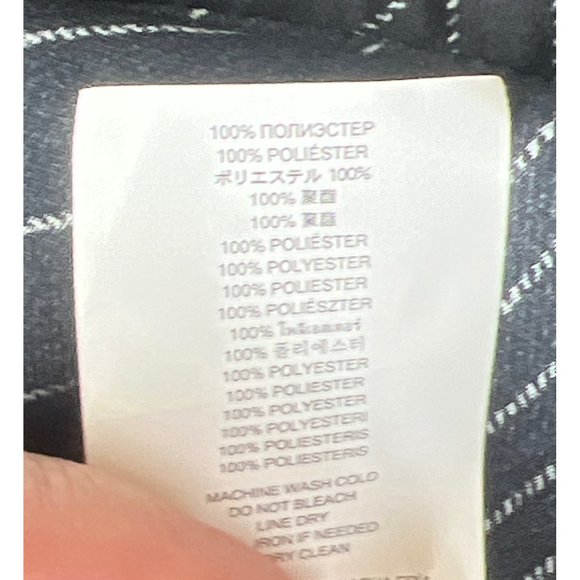 NWT Michael Kors Womens Size Medium Sheer High Low Hem Front Neck Tie Enclosure - Picture 10 of 10